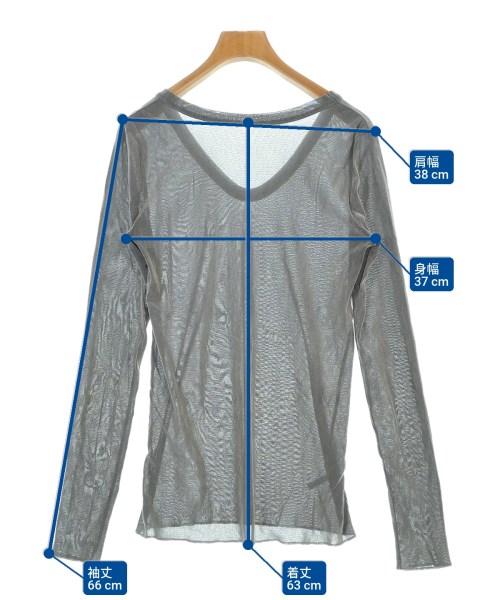 Whim Gazette（ウィムガゼット）Tシャツ・カットソー グレー サイズ:-(S位) レディース/2200651933056