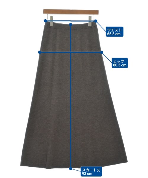 Whim Gazette（ウィムガゼット）ロング・マキシ丈スカート 茶 サイズ:F レディース/2200652318036