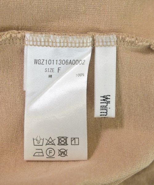 Whim Gazette（ウィムガゼット）Tシャツ・カットソー ベージュ サイズ:F レディース/2200633290139