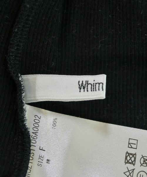 Whim Gazette（ウィムガゼット）Tシャツ・カットソー 黒 サイズ:F レディース/2200642186157