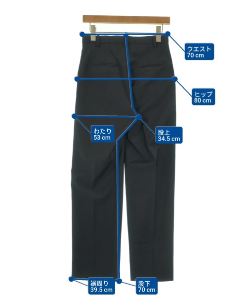 Whim Gazette（ウィムガゼット）スラックス 紺 サイズ:38(M位) レディース/2200643088252