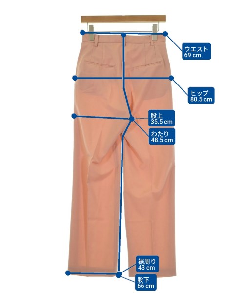 Whim Gazette（ウィムガゼット）スラックス ピンク サイズ:38(M位) レディース/2200643088269