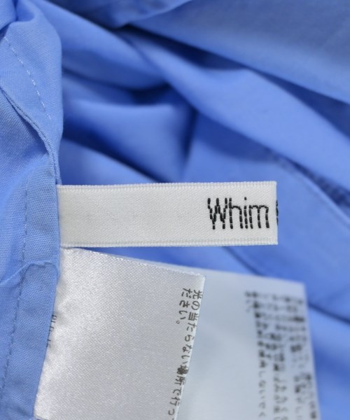 Whim Gazette（ウィムガゼット）カジュアルシャツ 青 サイズ:F レディース/2200697129031