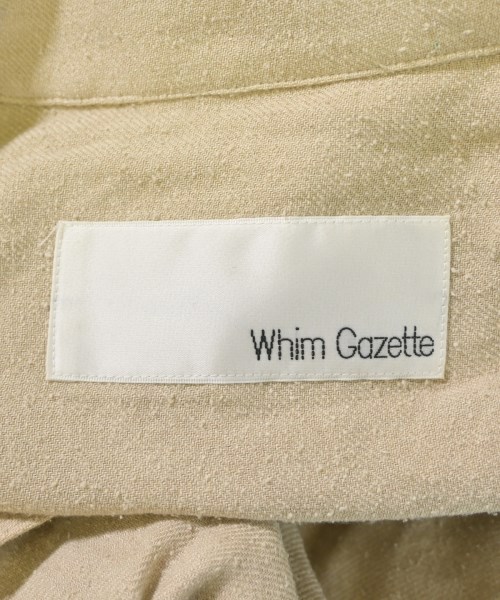 Whim Gazette（ウィムガゼット）カジュアルシャツ ベージュ サイズ:F レディース/2200699247214