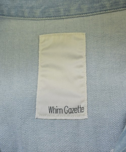 Whim Gazette（ウィムガゼット）カジュアルシャツ 青 サイズ:F レディース/2200702392016