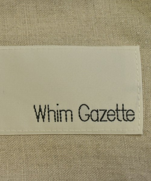 Whim Gazette（ウィムガゼット）カジュアルシャツ ベージュ サイズ:F レディース/2200703146014