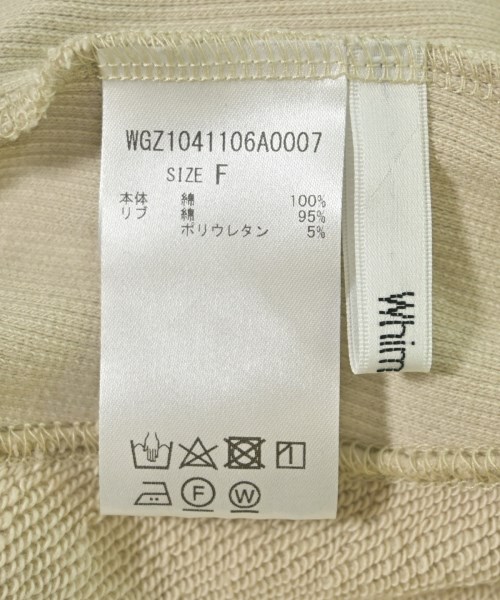 Whim Gazette（ウィムガゼット）スウェット ベージュ サイズ:F レディース/2200691759067