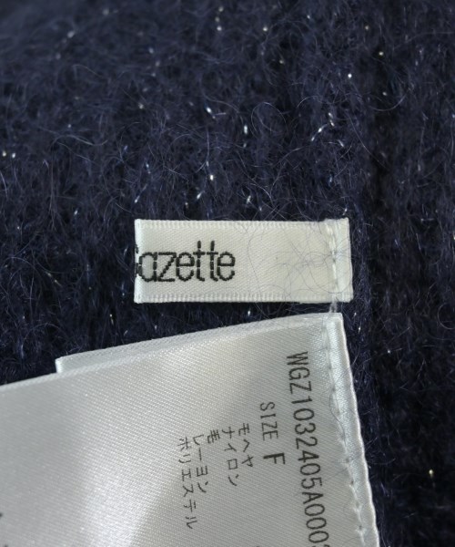 Whim Gazette（ウィムガゼット）ニット・セーター 紺 サイズ:F レディース/2200697997029