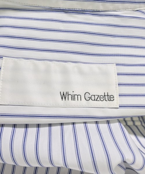 Whim Gazette（ウィムガゼット）カジュアルシャツ 白 サイズ:F レディース/2200681063112