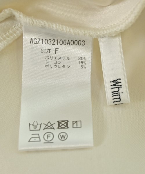 Whim Gazette（ウィムガゼット）スウェット 白 サイズ:F レディース/2200707774039