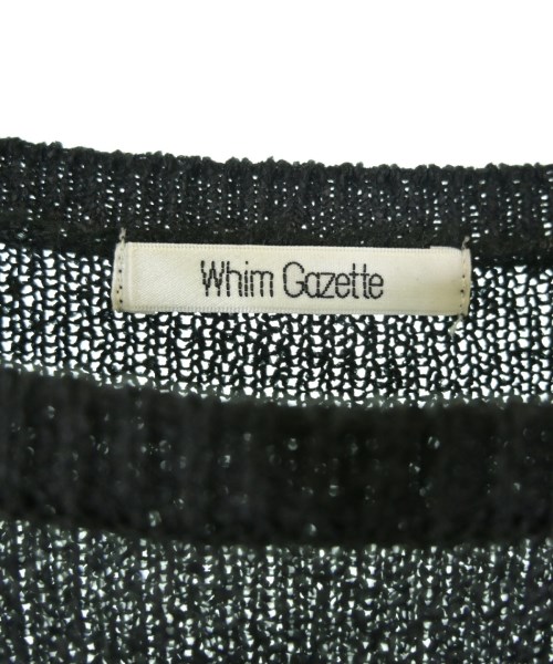 Whim Gazette（ウィムガゼット）ニット・セーター 黒 サイズ:F レディース/2200704239067