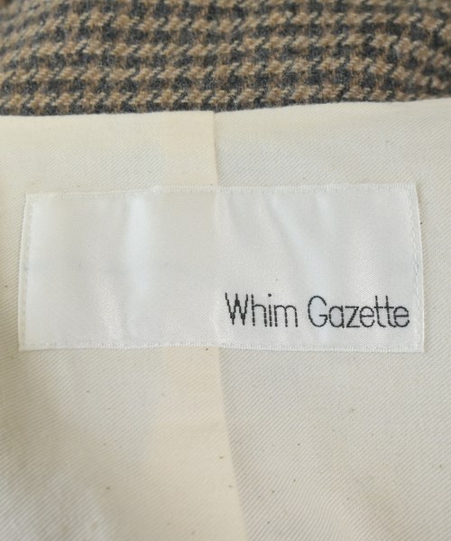 Whim Gazette（ウィムガゼット）テーラードジャケット 茶 サイズ:F レディース/2200659175014