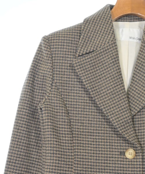 Whim Gazette（ウィムガゼット）テーラードジャケット 茶 サイズ:F レディース/2200659175014