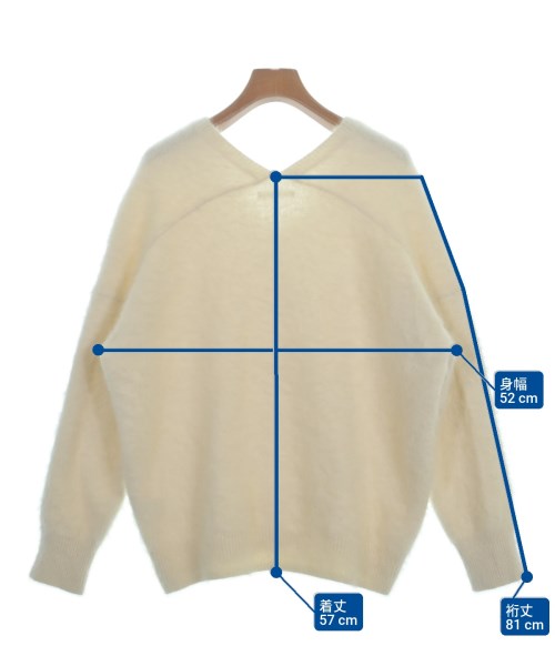 Whim Gazette（ウィムガゼット）ニット・セーター 白 サイズ:F レディース/2200658372469