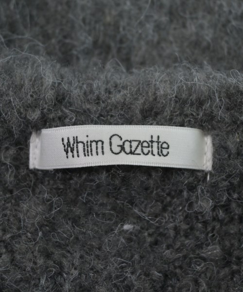 Whim Gazette（ウィムガゼット）ニット・セーター グレー サイズ:F レディース/2200663181049