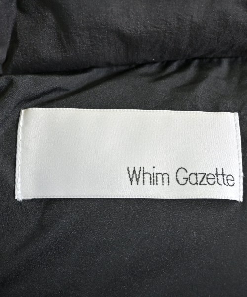 Whim Gazette（ウィムガゼット）ダウンジャケット/ダウンベスト 黒 サイズ:F レディース/2200662508069