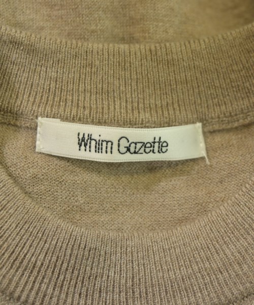 Whim Gazette（ウィムガゼット）ニット・セーター 茶 サイズ:F レディース/2200659477064