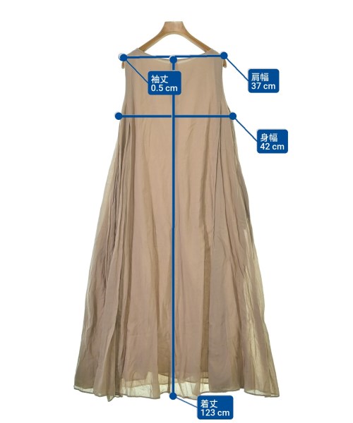 Whim Gazette（ウィムガゼット）ワンピース ベージュ サイズ:F レディース/2200663380091