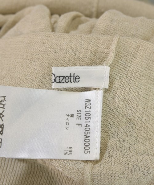 Whim Gazette（ウィムガゼット）ニット・セーター ベージュ サイズ:F レディース/2200663409143