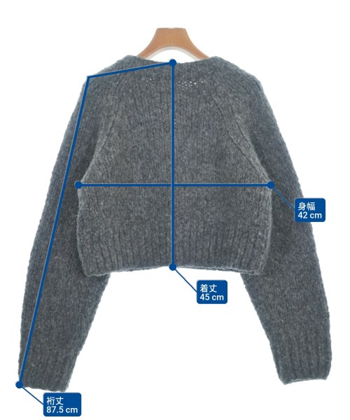 Whim Gazette（ウィムガゼット）カーディガン グレー サイズ:F レディース/2200662436034