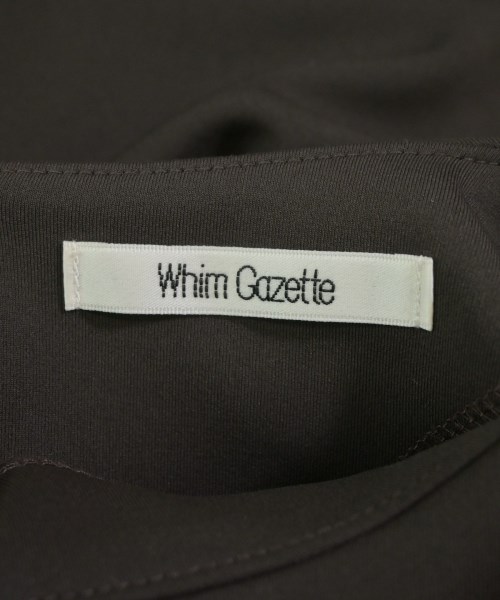 Whim Gazette（ウィムガゼット）Tシャツ・カットソー 茶 サイズ:F レディース/2200662898030