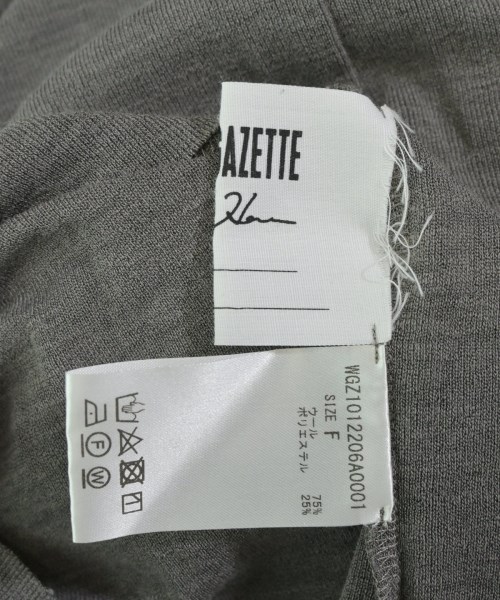 Whim Gazette（ウィムガゼット）ニット・セーター グレー サイズ:F レディース/2200668259064