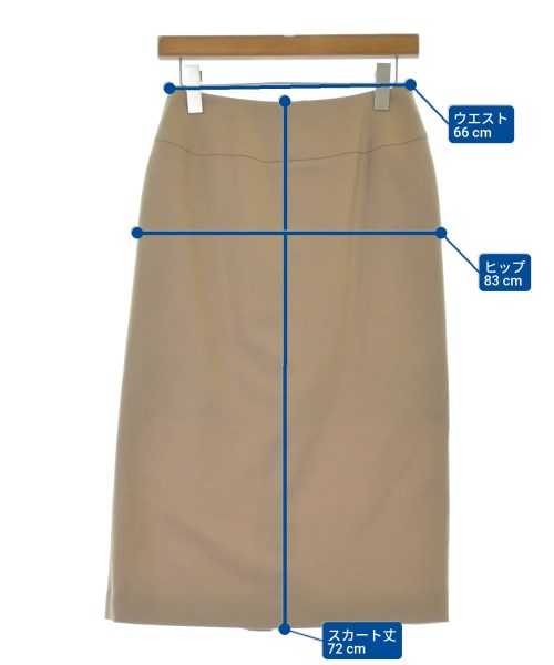 Whim Gazette（ウィムガゼット）ロング・マキシ丈スカート ベージュ サイズ:36(S位) レディース/2200668369022