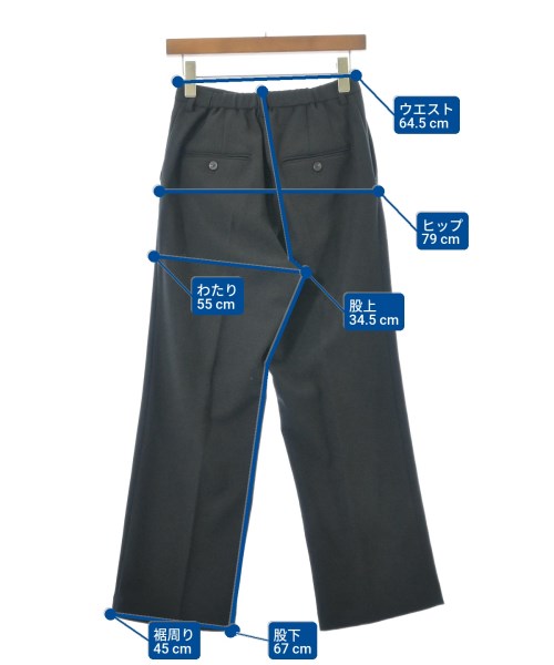 Whim Gazette（ウィムガゼット）スラックス 黒 サイズ:38(M位) レディース/2200666955012