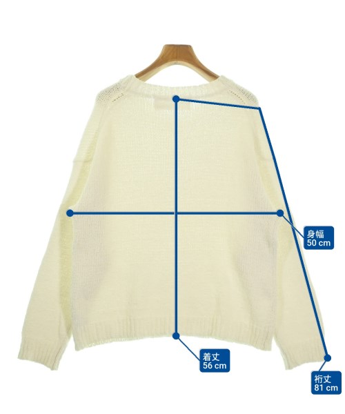 Whim Gazette（ウィムガゼット）ニット・セーター 白 サイズ:F レディース/2200666955029