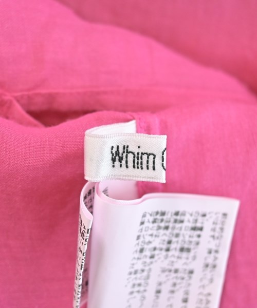 Whim Gazette（ウィムガゼット）ブラウス ピンク サイズ:F レディース/2200666955050
