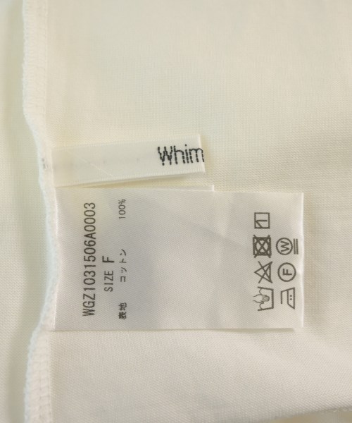 Whim Gazette（ウィムガゼット）Tシャツ・カットソー 白 サイズ:F メンズ/2200670140022