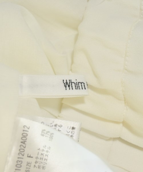 Whim Gazette（ウィムガゼット）スラックス 白 サイズ:F レディース/2200670556021
