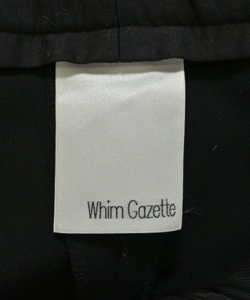 Whim Gazette（ウィムガゼット）クロップドパンツ 黒 サイズ:38(M位) レディース/2200667424029