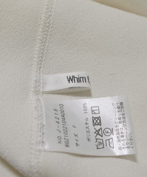 Whim Gazette（ウィムガゼット）Tシャツ・カットソー 白 サイズ:F レディース/2200671403072