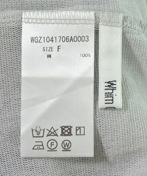 Whim Gazette（ウィムガゼット）Tシャツ・カットソー グレー サイズ:F レディース/2200729452083