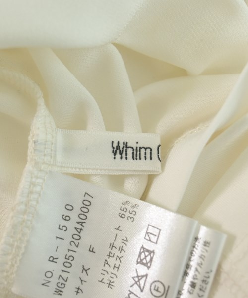 Whim Gazette（ウィムガゼット）Tシャツ・カットソー 白 サイズ:F レディース/2200730720041