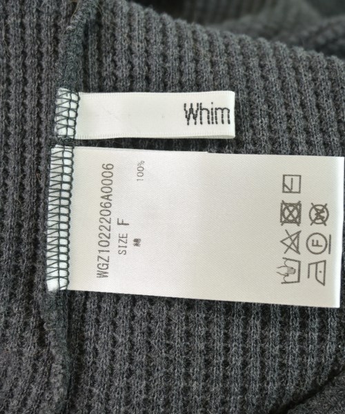 Whim Gazette（ウィムガゼット）Tシャツ・カットソー グレー サイズ:F レディース/2200726529054