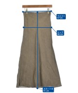Whim Gazette（ウィムガゼット）ロング・マキシ丈スカート 茶 サイズ:36(S位) レディース/2200727812087