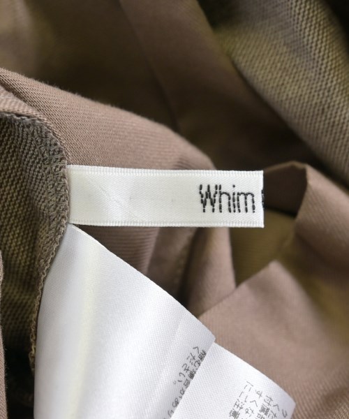 Whim Gazette（ウィムガゼット）スラックス 茶 サイズ:F レディース/2200726127014