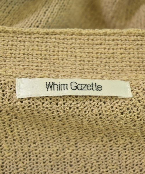 Whim Gazette（ウィムガゼット）カーディガン ベージュ サイズ:F レディース/2200735208070