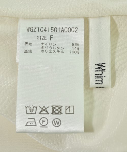 Whim Gazette（ウィムガゼット）ロング・マキシ丈スカート 白 サイズ:F レディース/2200687303281