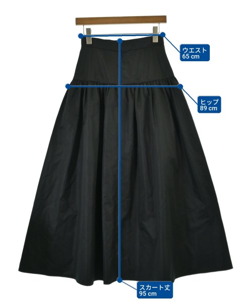 Whim Gazette（ウィムガゼット）ロング・マキシ丈スカート 黒 サイズ:36(S位) レディース/2200720772012