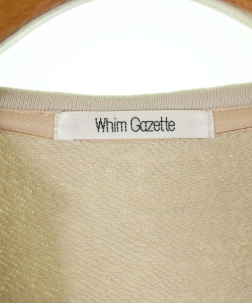 Whim Gazette（ウィムガゼット）スウェット ベージュ サイズ:F レディース/2200717232024