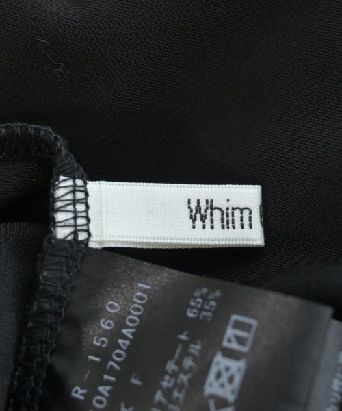 Whim Gazette（ウィムガゼット）Tシャツ・カットソー 黒 サイズ:F レディース/2200715242049