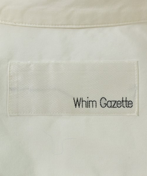 Whim Gazette（ウィムガゼット）カジュアルシャツ 白 サイズ:F レディース/2200716034070