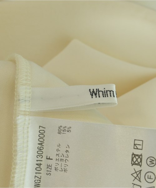 Whim Gazette（ウィムガゼット）Tシャツ・カットソー 白 サイズ:F レディース/2200718144234