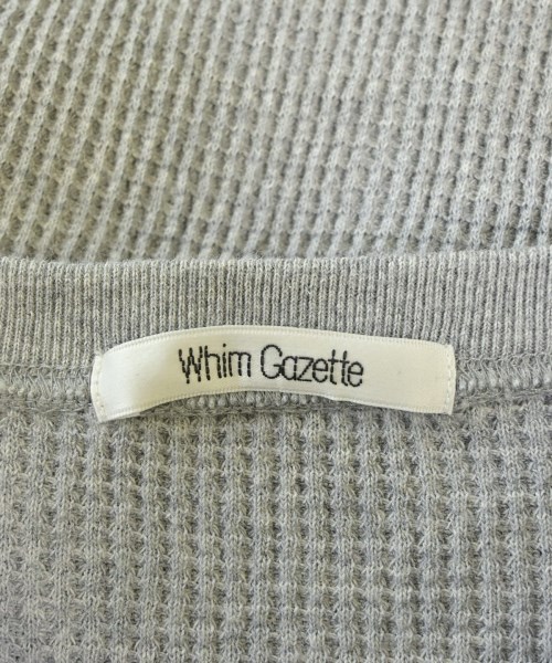 Whim Gazette（ウィムガゼット）Tシャツ・カットソー グレー サイズ:F レディース/2200727879042