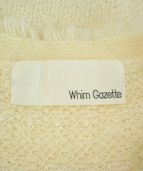 Whim Gazette（ウィムガゼット）カーディガン 白 サイズ:F レディース/2200720609011