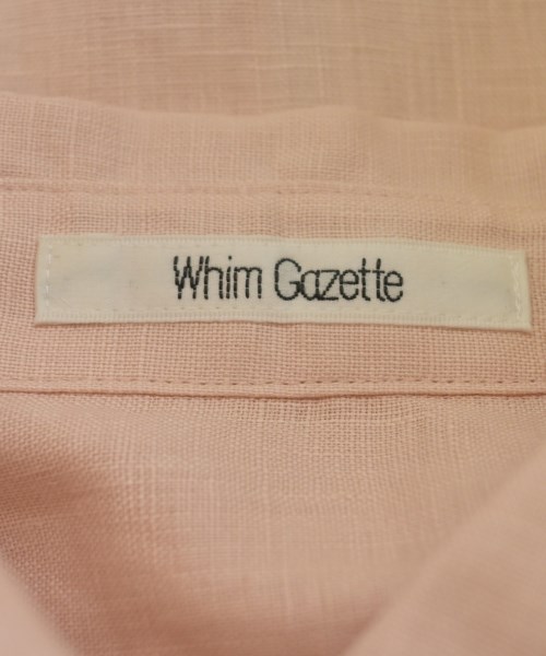 Whim Gazette（ウィムガゼット）カジュアルシャツ ピンク サイズ:F レディース/2200720609059