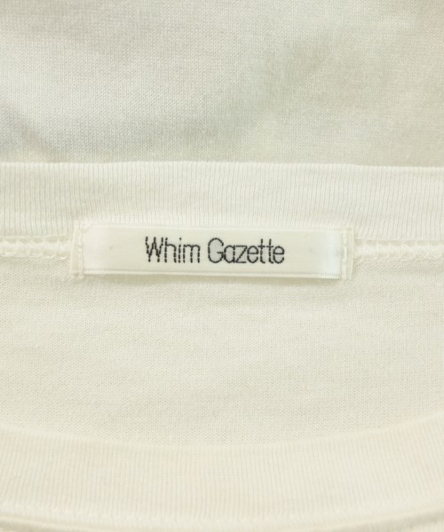 Whim Gazette（ウィムガゼット）Tシャツ・カットソー 白 サイズ:F レディース/2200674572058